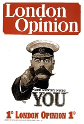 Your Country Needs YOU, poster for the London Opinion, 1914